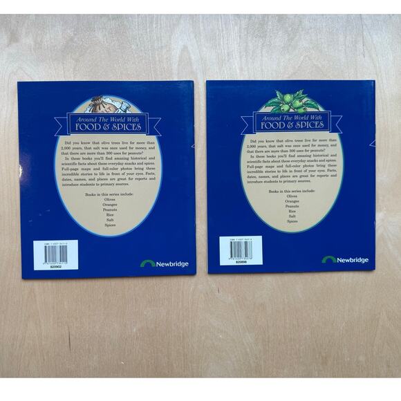 Lot of 6 Around the World with Food & Spices Books Paperback Ex Library - Picture 9 of 9